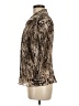 Covington Animal Print Brown 3/4 Sleeve Blouse Size M - photo 5