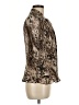 Covington Animal Print Brown 3/4 Sleeve Blouse Size M - photo 4