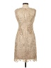 Cache 100% Polyester Tan Cocktail Dress Size 2 - photo 2