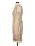 Cache 100% Polyester Tan Cocktail Dress Size 2 - photo 5