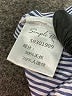 Simple Retro Stripes Blue Long Sleeve Button-Down Shirt Size S - photo 8