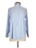 Tuckernuck 100% Polyester Stripes Blue Long Sleeve Blouse Size L - photo 1