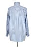 Tuckernuck 100% Polyester Stripes Blue Long Sleeve Blouse Size L - photo 2