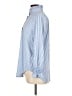 Tuckernuck 100% Polyester Stripes Blue Long Sleeve Blouse Size L - photo 5