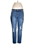 Maurices Solid Blue Jeans Size 14R - photo 1