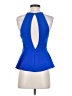 Lovers + Friends 100% Polyester Blue Sleeveless Top Size XS - photo 2