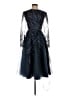 Mac Duggal 100% Polyester Blue Cocktail Dress Size 4 - photo 1
