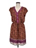 DR2 100% Polyester Paisley Brown Casual Dress Size M - photo 1