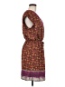 DR2 100% Polyester Paisley Brown Casual Dress Size M - photo 4
