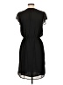H&M 100% Polyester Solid Black Casual Dress Size 12 - photo 2