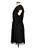 H&M 100% Polyester Solid Black Casual Dress Size 12 - photo 5