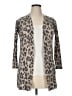 Assorted Brands Animal Print Tan Cardigan Size 16 - photo 1