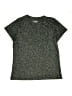 Under Armour 100% Polyester Metallic Black Active T-Shirt Size L (kids) - photo 2