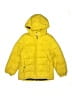 H&M 100% Polyester Solid Yellow Snow Jacket Size 7 - photo 1