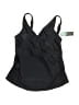 Kindred Bravely Solid Black Swimsuit Top Size S - photo 1