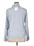 BeachLunchLounge Stripes Blue Long Sleeve Button-Down Shirt Size XL - photo 2