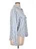 BeachLunchLounge Stripes Blue Long Sleeve Button-Down Shirt Size XL - photo 4
