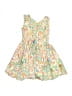 Lands' End 100% Baumwolle Paisley Yellow Dress Size 5 - photo 1
