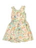 Lands' End 100% Baumwolle Paisley Yellow Dress Size 5 - photo 2