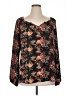 Sami & JO 100% Polyester Black Long Sleeve Blouse Size XL - photo 1