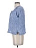Rails Blue Short Sleeve Blouse Size S - photo 5
