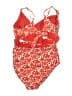 Lands' End Print Red One Piece Swimsuit Size 18 - photo 2