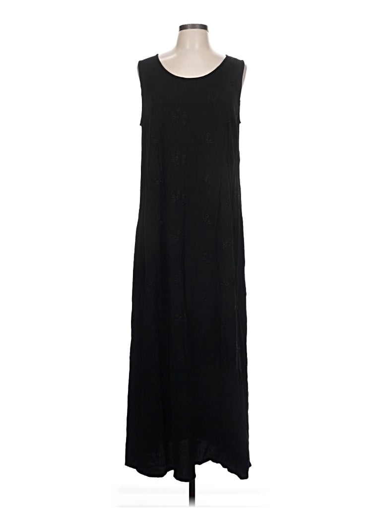 Pre-owned Cut Loose Casual Dress In Black