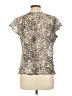 North Style Tan Short Sleeve Blouse Size L - photo 2