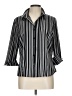 Covington Stripes Black 3/4 Sleeve Blouse Size L - photo 1
