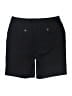Rafaella Solid Black Shorts Size 12 - photo 2
