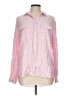 BeachLunchLounge 100% Rayon Stripes Pink Long Sleeve Button-Down Shirt Size L - photo 1