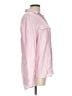 BeachLunchLounge 100% Rayon Stripes Pink Long Sleeve Button-Down Shirt Size L - photo 4