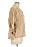 Cuyana Tan 3/4 Sleeve Button-Down Shirt Size L - photo 4