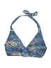 BECCA® by Rebecca Virtue Animal Print Blue Swimsuit Top Size S - photo 1