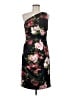 David Meister Floral Black Cocktail Dress Size 8 - photo 1