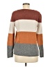 Pinque Color Block Brown Pullover Sweater Size M - photo 2
