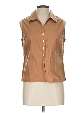 Gemilli Sleeveless Button-Down Shirt (view 1)