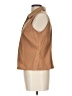 Gemilli Brown Sleeveless Button-Down Shirt Size L - photo 5