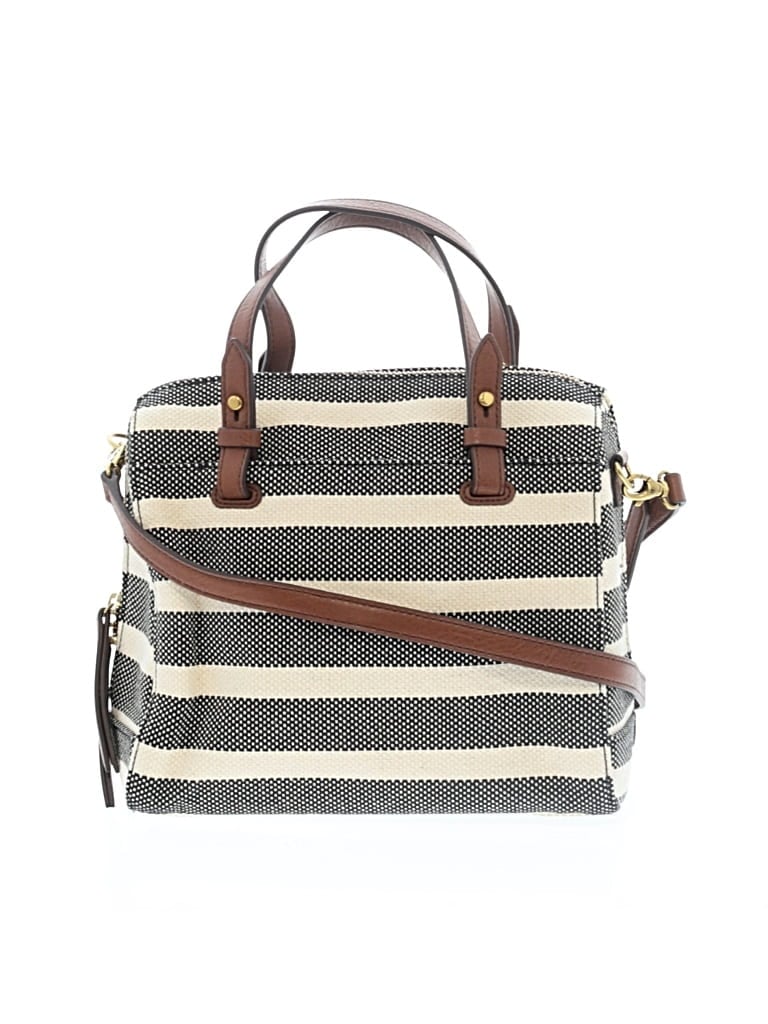 Pre-owned Fossil Satchel In Gray