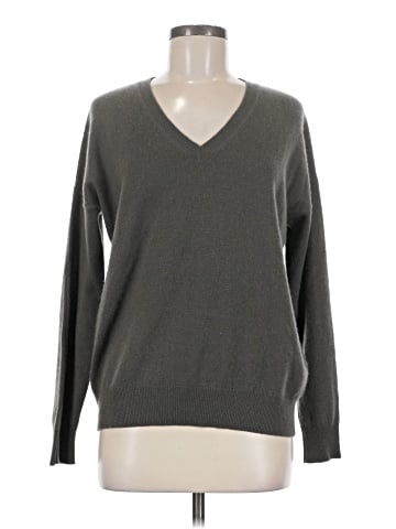 Skull Cashmere Pullover Sweater (view 1)
