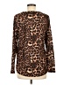 Per Se Brown Long Sleeve Blouse Size M - photo 2