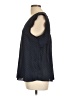 41Hawthorn 100% Polyester Polka Dots Black Sleeveless Blouse Size L - photo 5