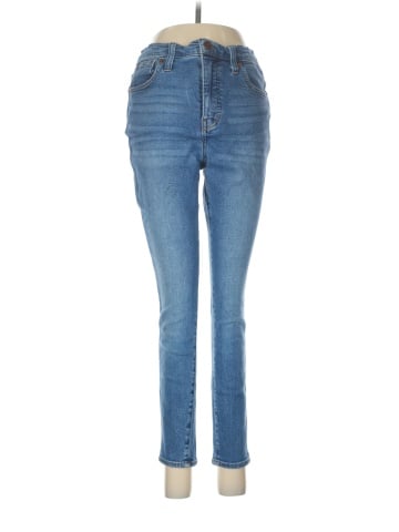 Madewell 10" High-Rise Skinny Crop Jeans in Bradfield Wash (view 1)