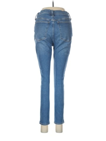 Madewell 10" High-Rise Skinny Crop Jeans in Bradfield Wash (view 2)