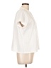 Lands' End 100% Cotton Ivory Short Sleeve Blouse Size L (petite) - photo 4