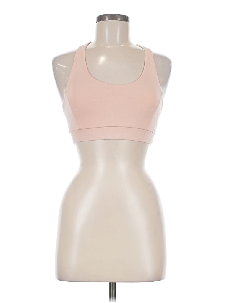 Pre-owned The Upside Tank Top Pink Halter Neckline Tops