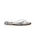 Roxy Silver Flip Flops Size 9 - 10 - photo 1