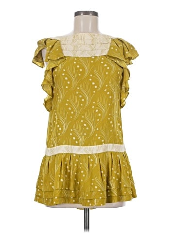 Leifsdottir Short Sleeve Silk Top (view 1)