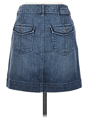 White House Black Market Denim Skirt (view 2)