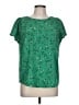 CeCe Green Short Sleeve Blouse Size L - photo 1